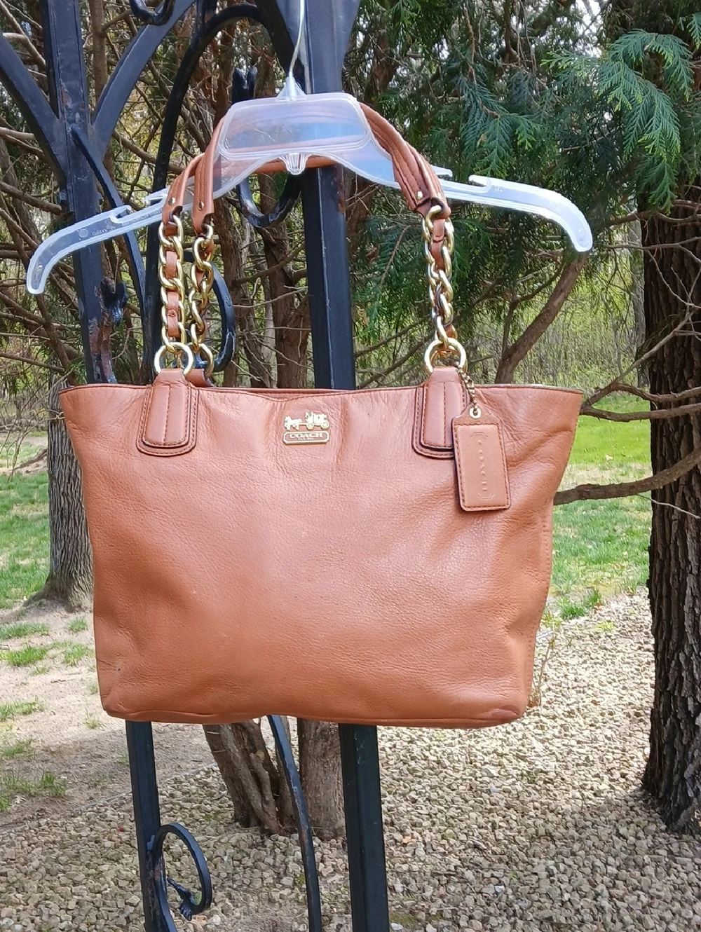 Coach Madison Chain East West Tote - 20466